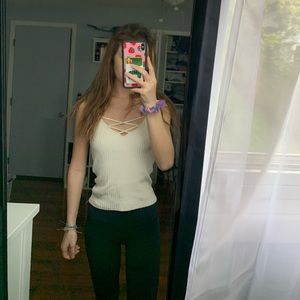 american eagle sweater tank